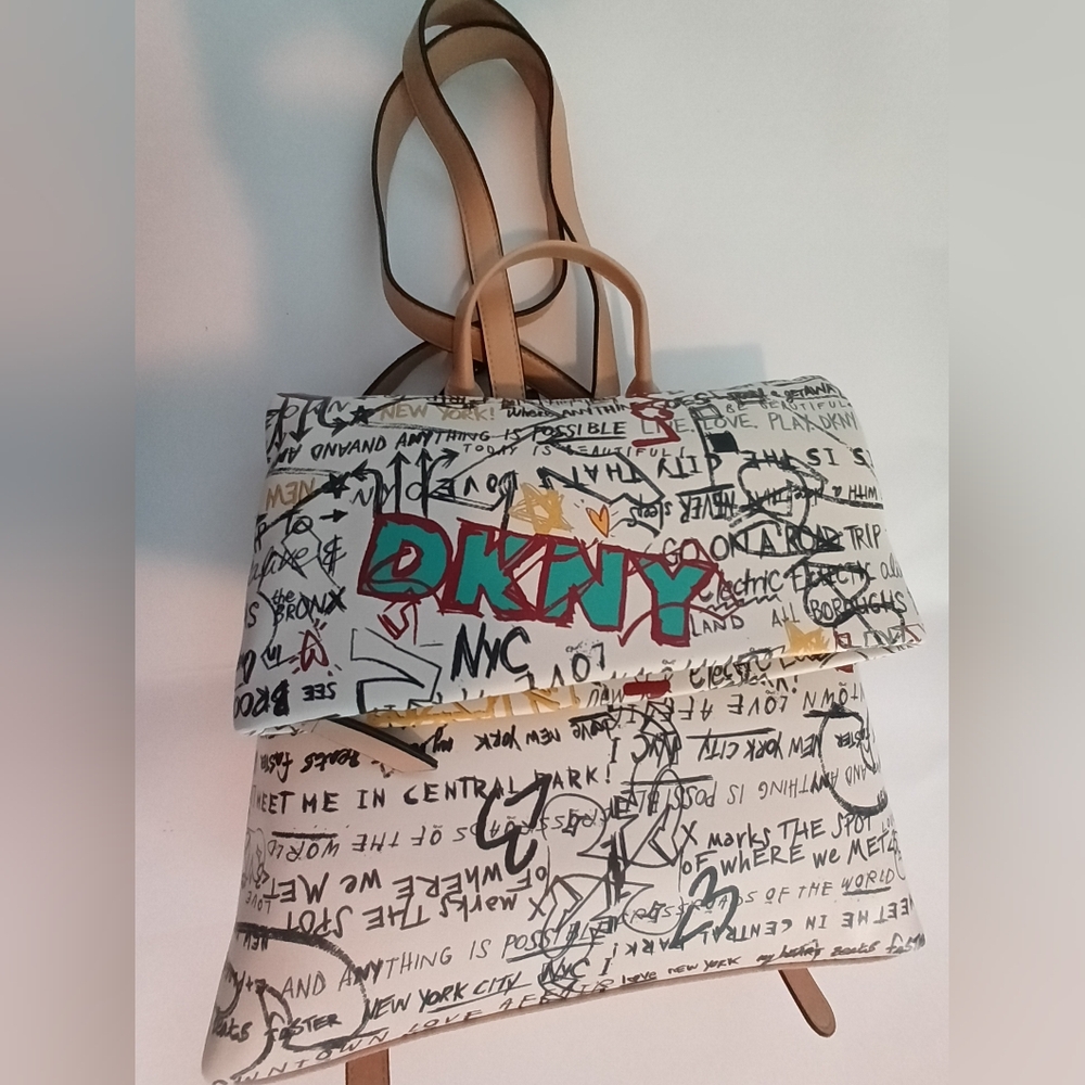 DKNY Urban Graffiti Backpack - Multicolor